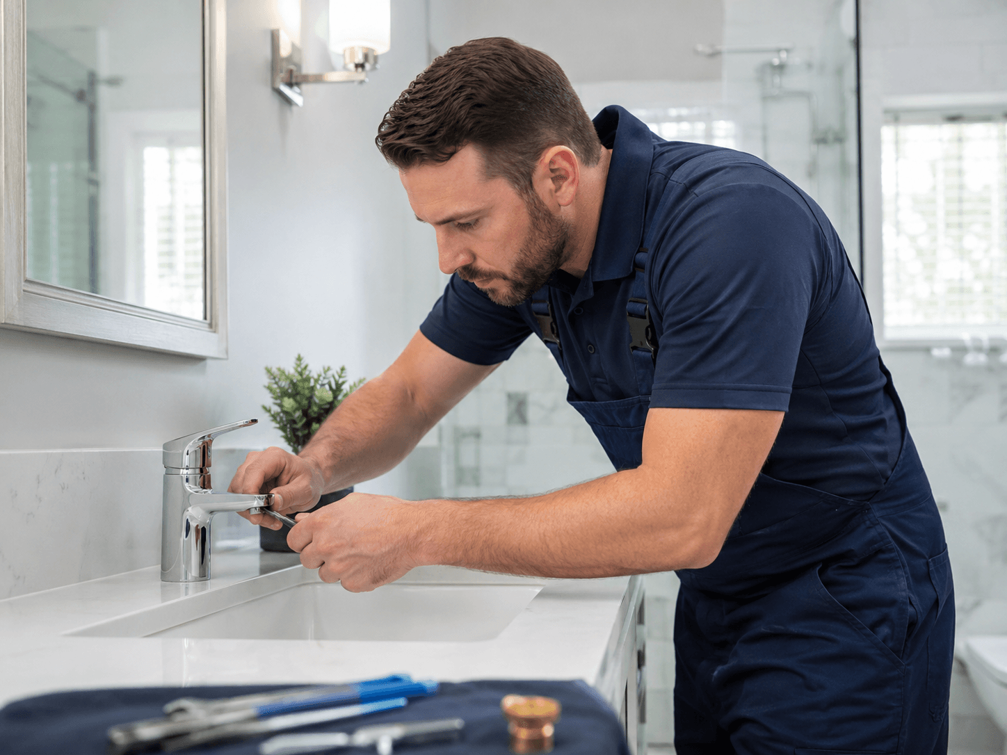 Illustrative photo representing Faucet Repair and Installation services — AI-generated, not an actual completed job.