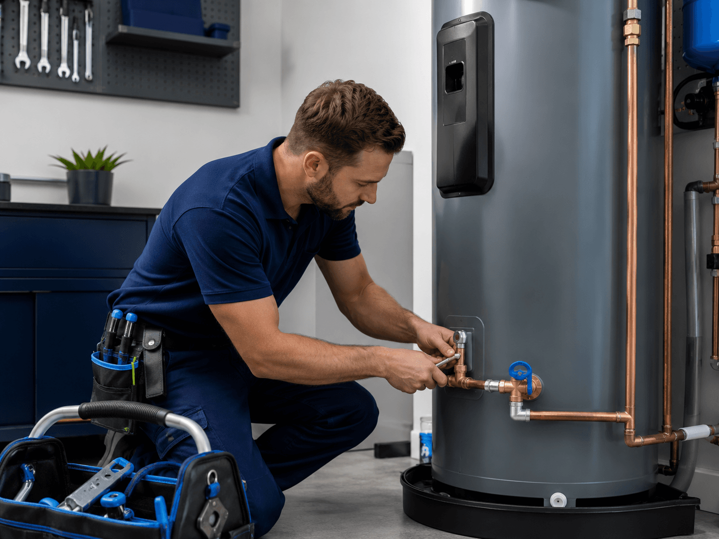Illustrative photo representing Water Heater Services services — AI-generated, not an actual completed job.